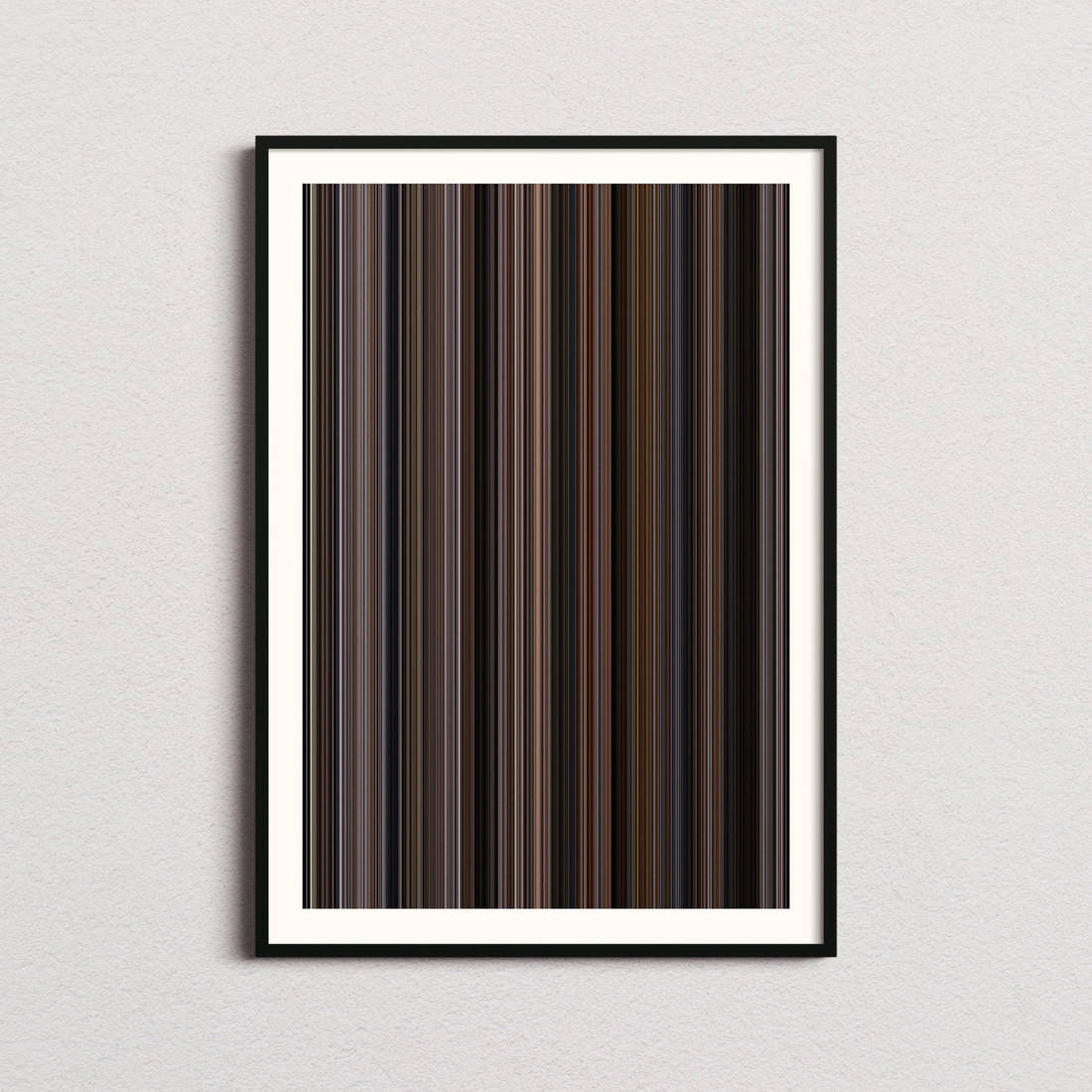 Girl, Interrupted Movie Barcode Poster - Barcode Only