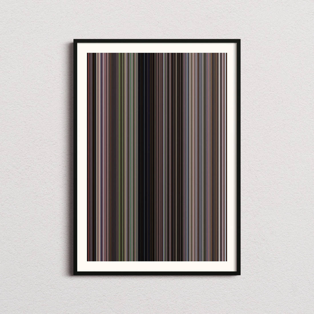 Goldfinger Movie Barcode Poster - Barcode Only