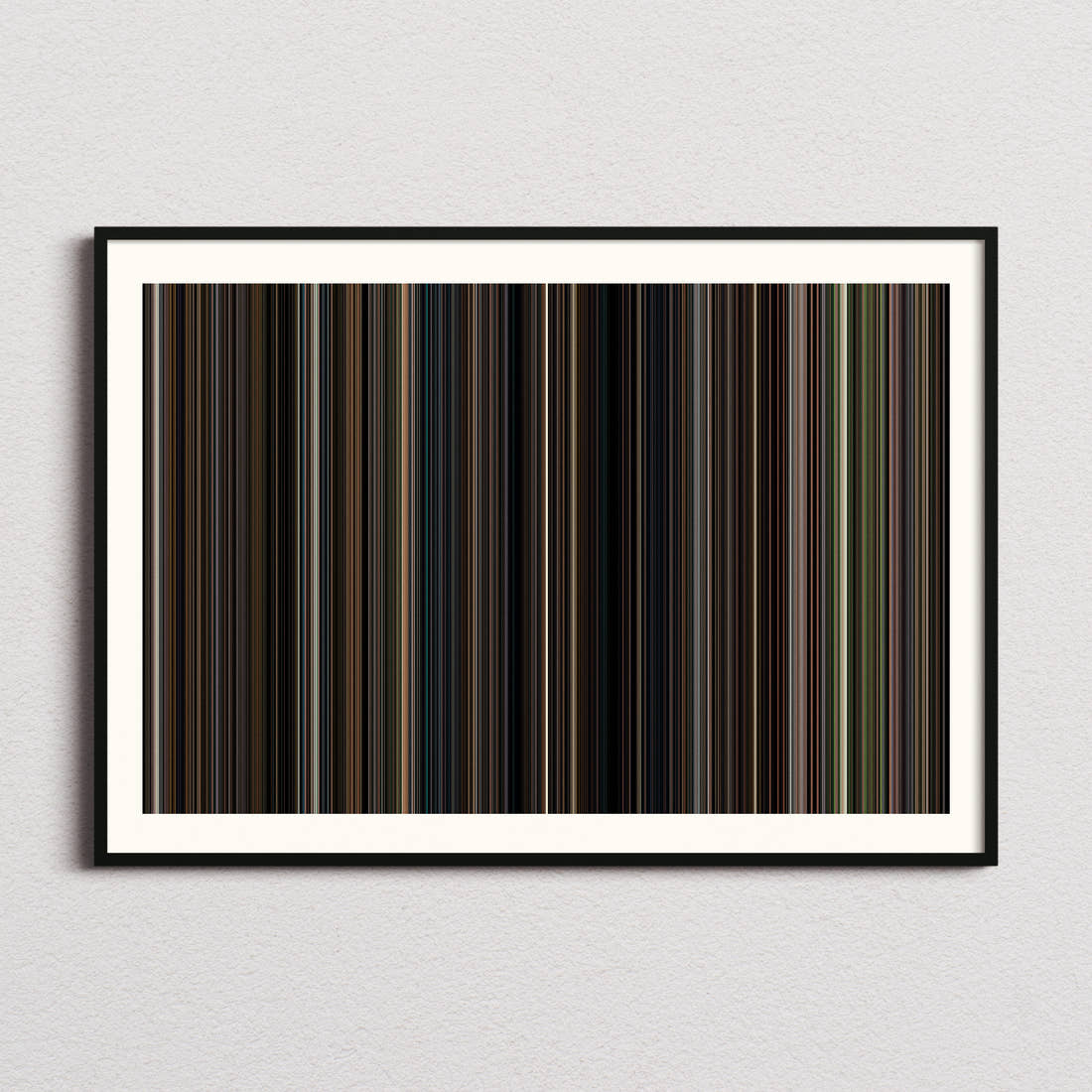 Gone Baby Gone Movie Barcode Poster - Barcode Only