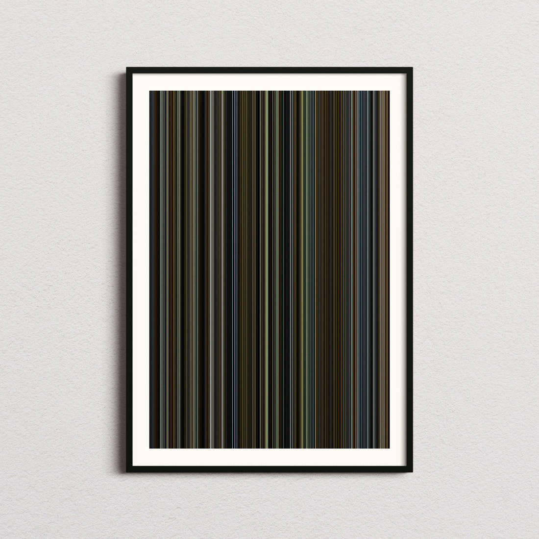 Gone Girl Movie Barcode Poster - Barcode Only