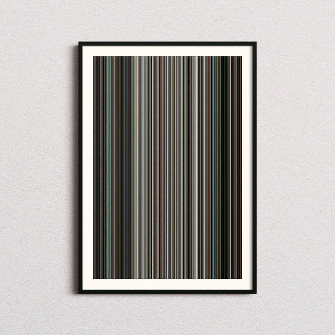 Gran Torino Movie Barcode Poster - Barcode Only