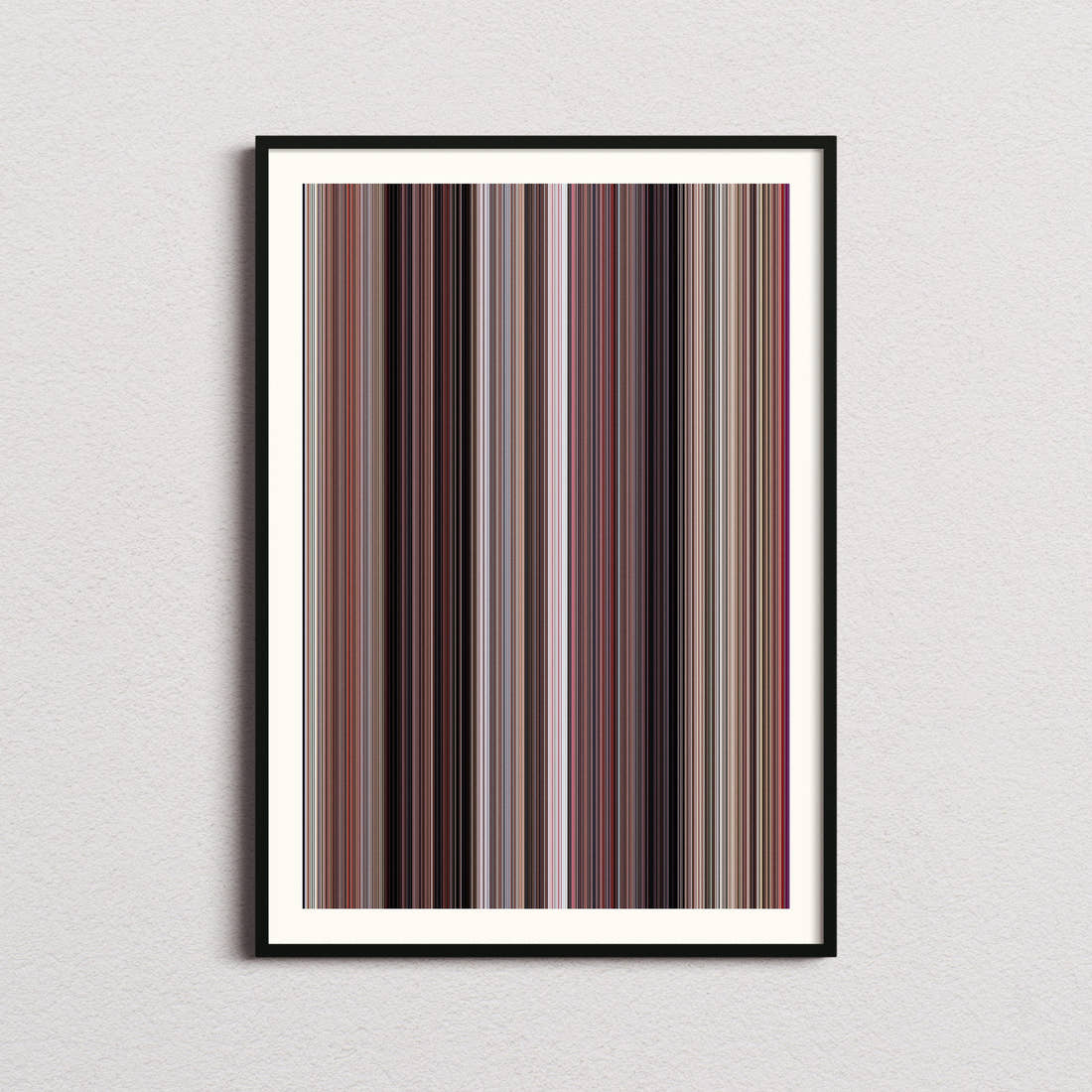 Grease Movie Barcode Poster - Barcode Only