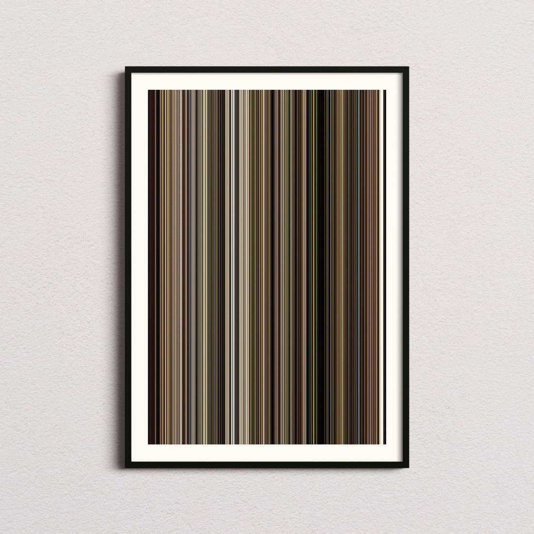 Green Book Movie Barcode Poster - Barcode Only