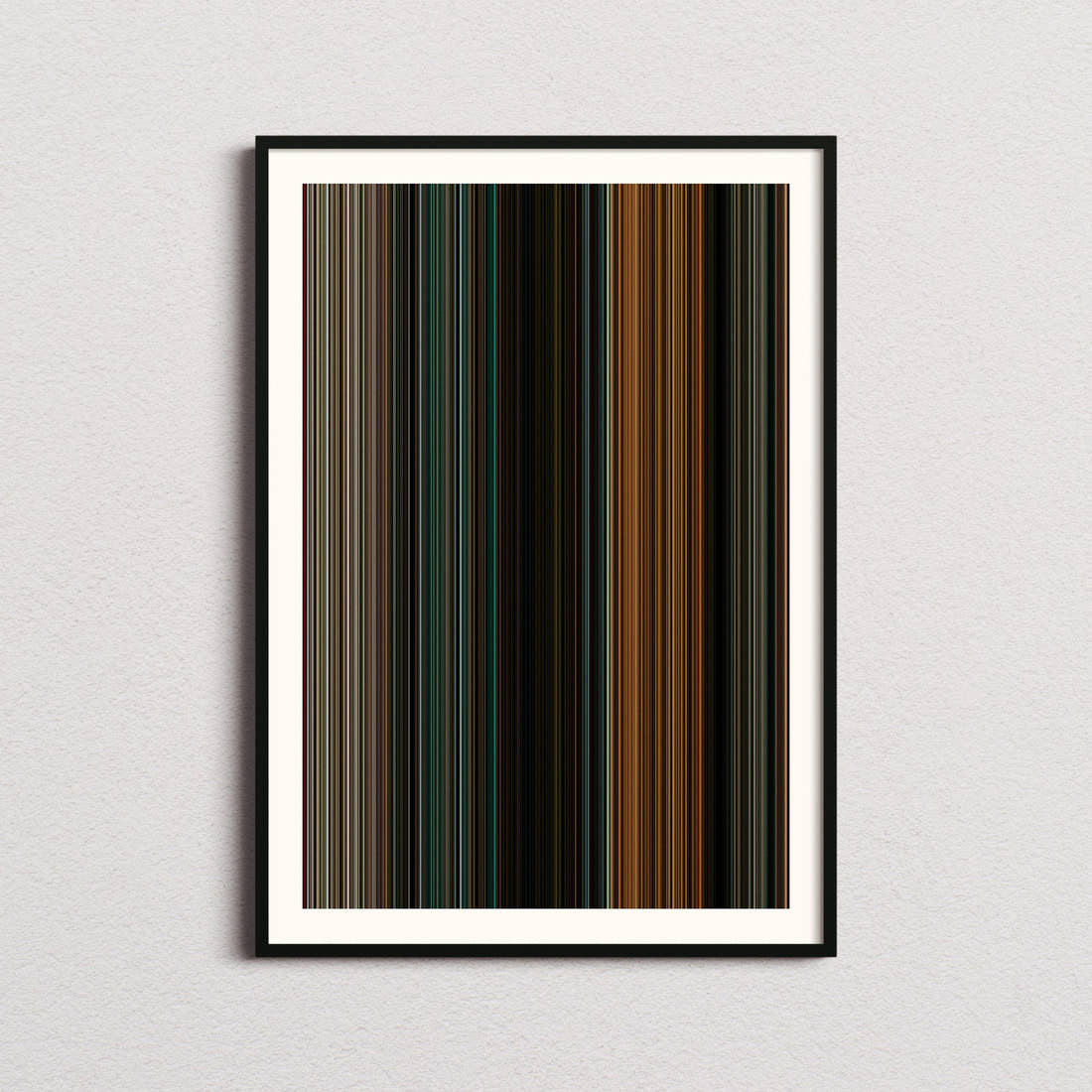 Greenland Movie Barcode Poster - Barcode Only