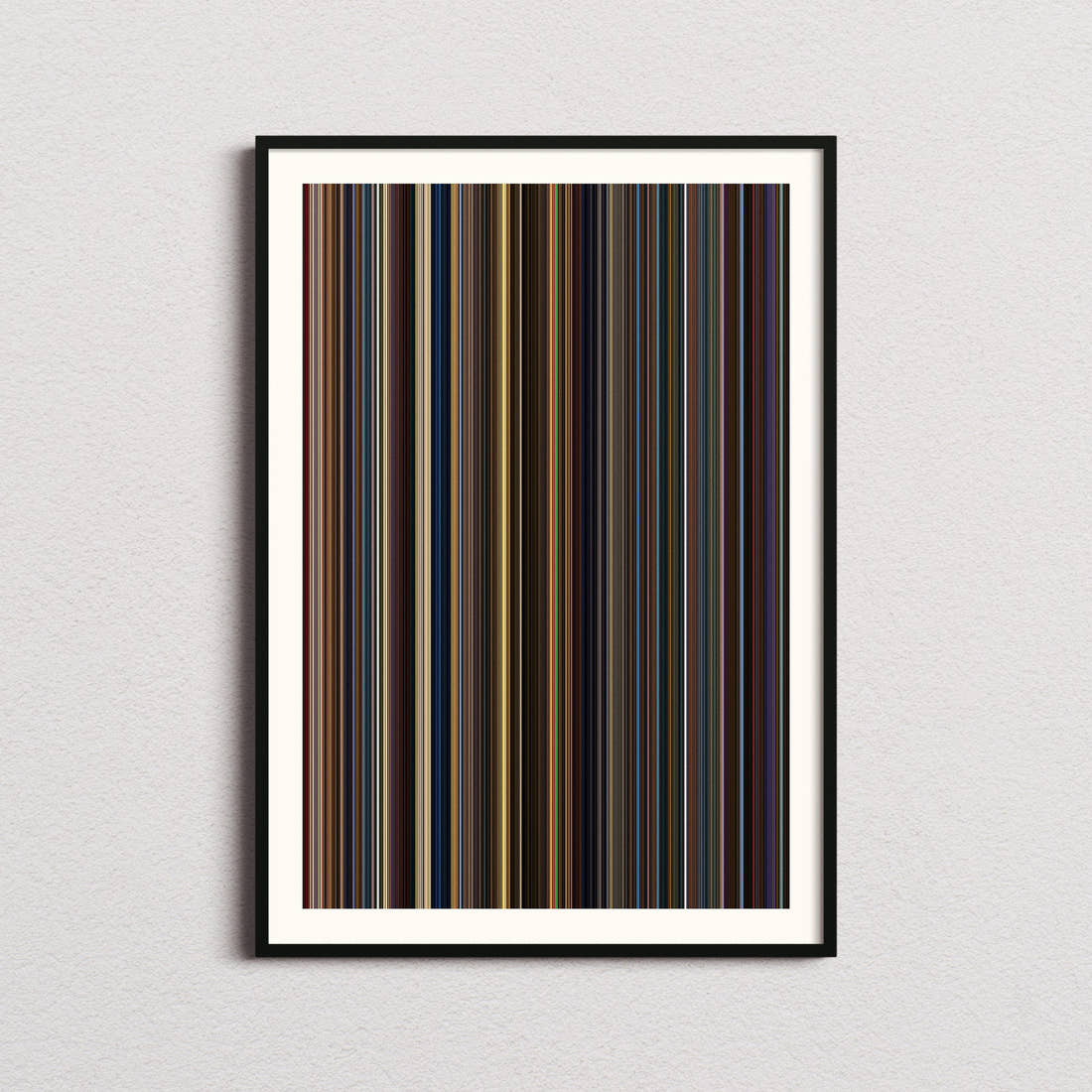 Guardians of the Galaxy Vol. 2 Movie Barcode Poster - Barcode Only