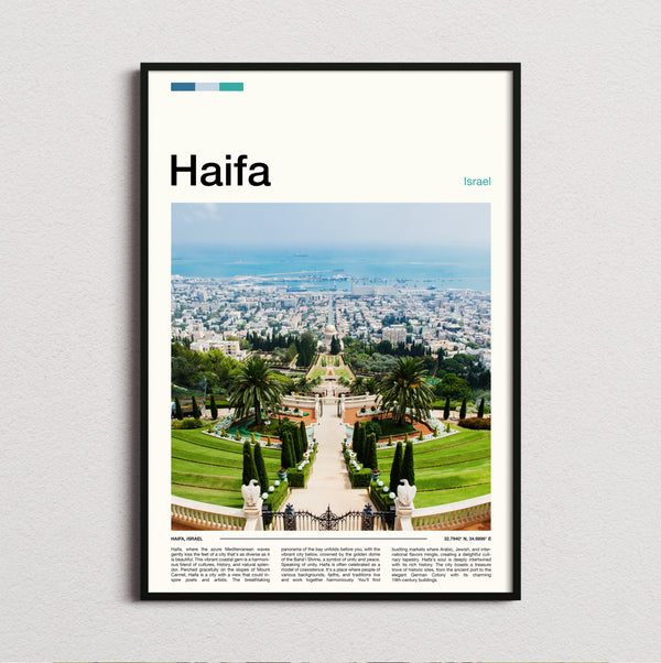Haifa - Terraced Gardens - Travel Print