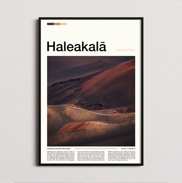 Haleakala - Red Volcanic Soil - Travel Print