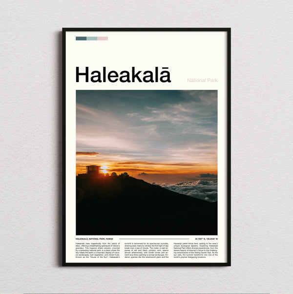 Haleakala - Sunrise Above The Clouds - Travel Print