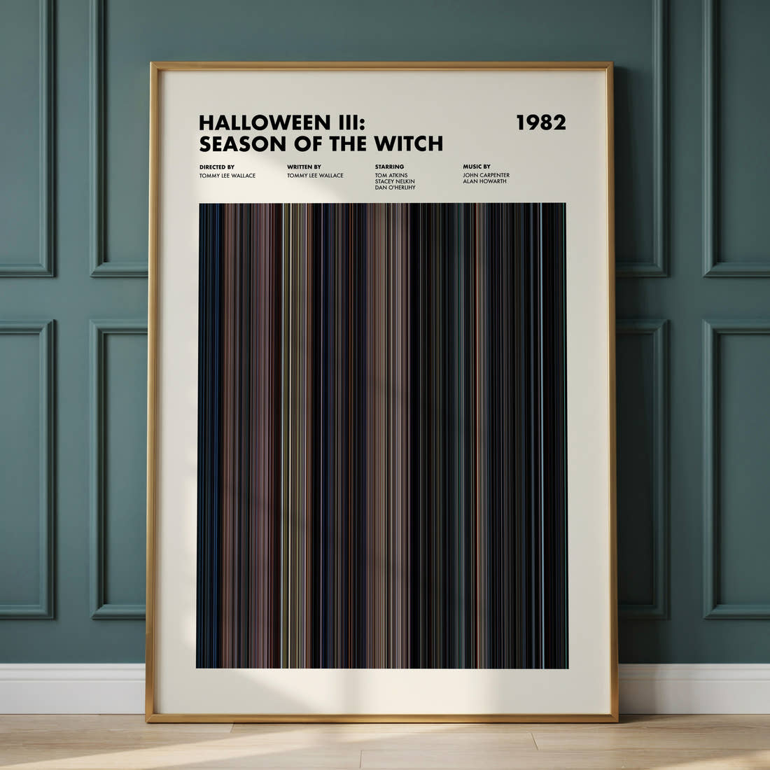 Halloween III: Season of the Witch Movie Barcode Poster