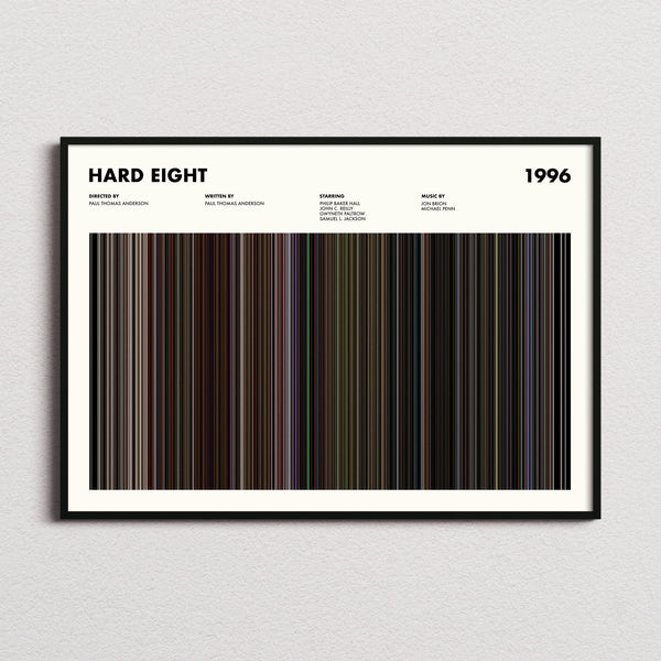 Hard Eight Movie Barcode Poster