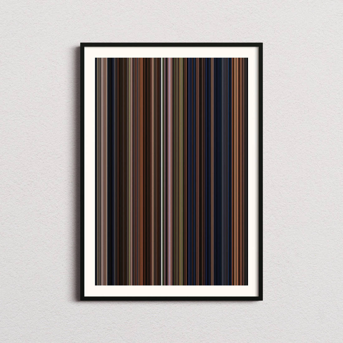 Harry Potter and the Sorcerer's Stone Movie Barcode Poster - Barcode Only