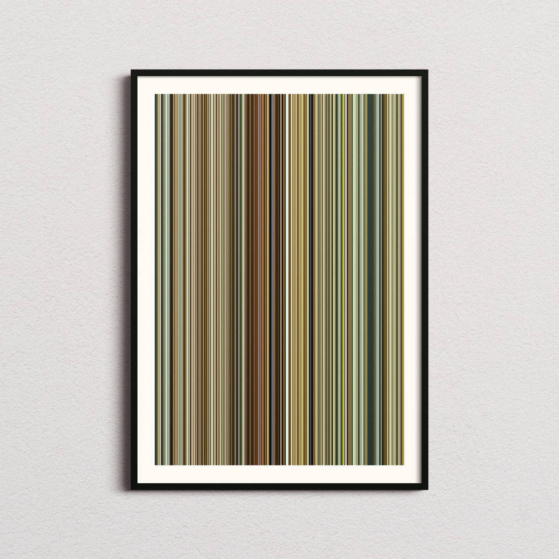 Hell or High Water Movie Barcode Poster - Barcode Only