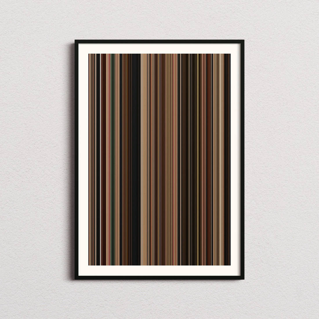 Her Movie Barcode Poster - Barcode Only