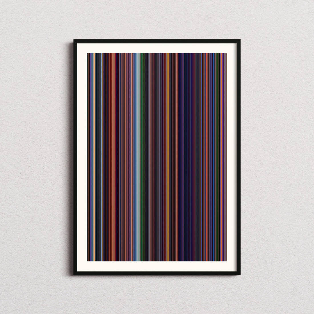 Hercules Movie Barcode Poster - Barcode Only