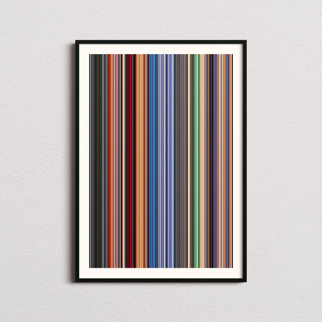Hero Movie Barcode Poster - Barcode Only