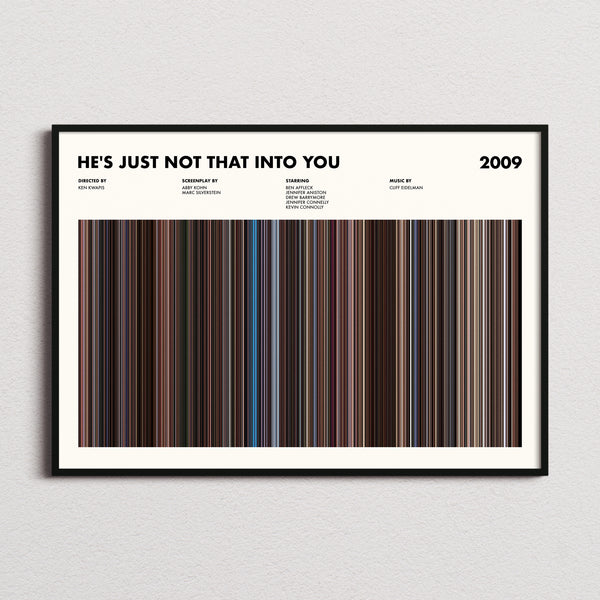 He's Just Not That into You Movie Barcode Poster