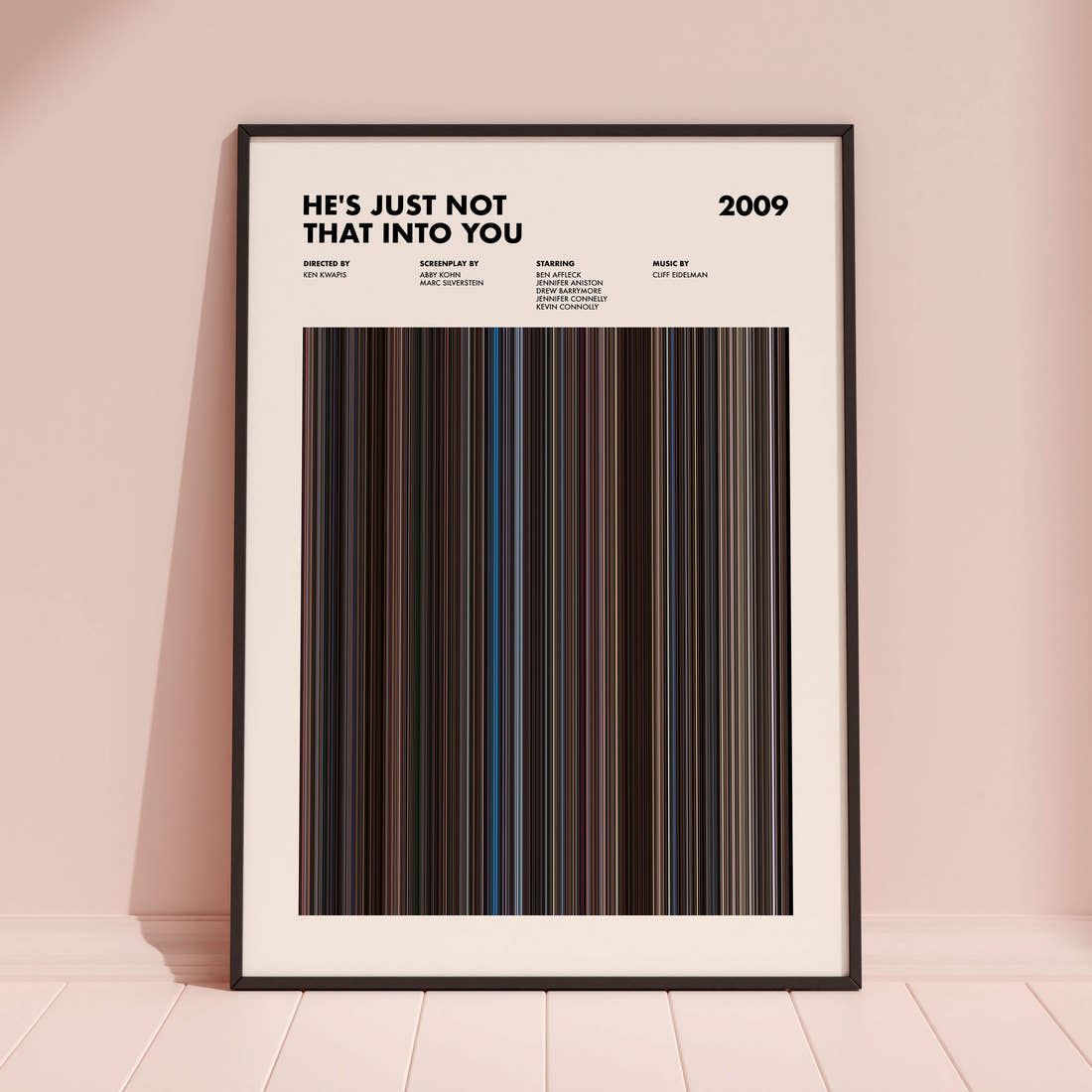 He's Just Not That into You Movie Barcode Poster