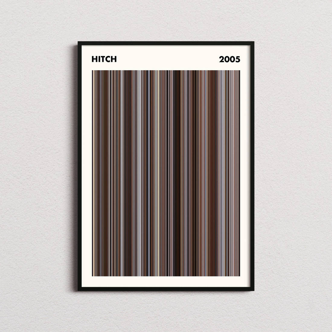 Hitch Movie Barcode Poster - Simplified