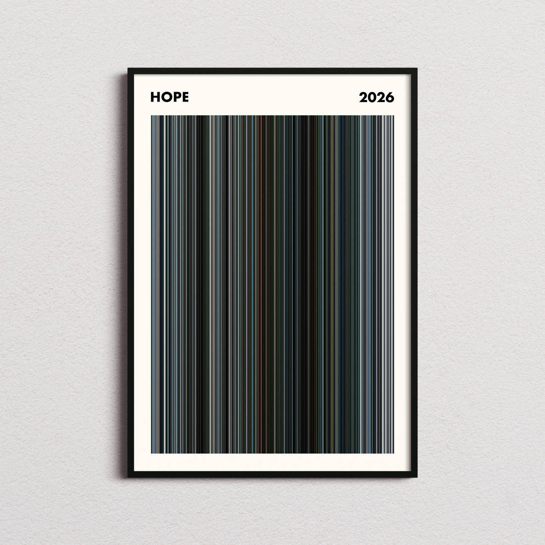 Hope Movie Barcode Poster - Simplified