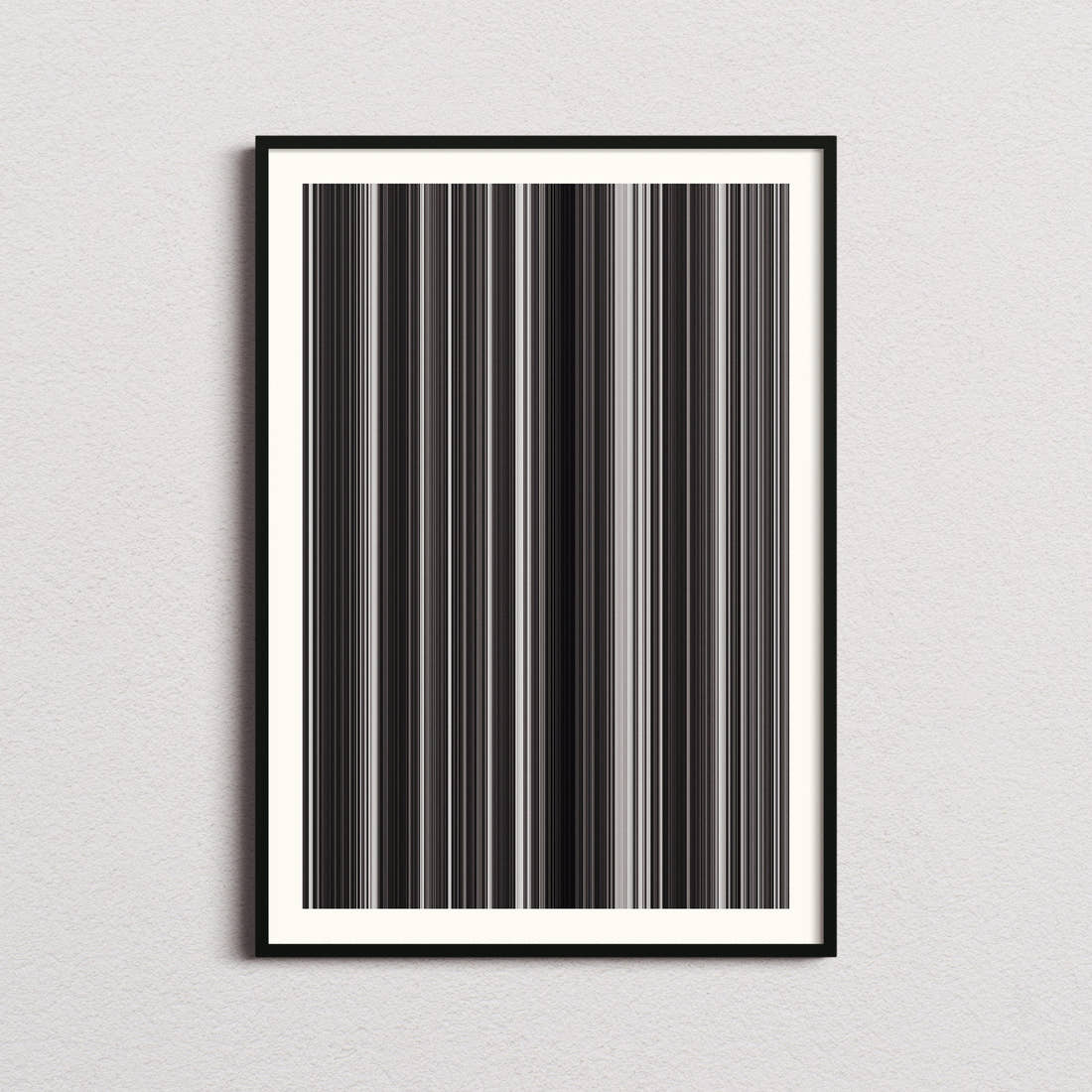 Horse Movie Barcode Poster - Barcode Only