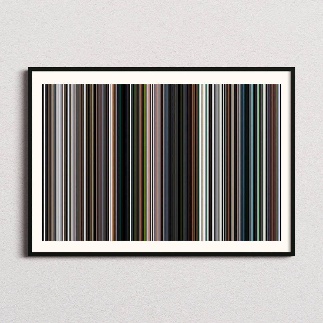 How to Train Your Dragon 2 Movie Barcode Poster - Barcode Only