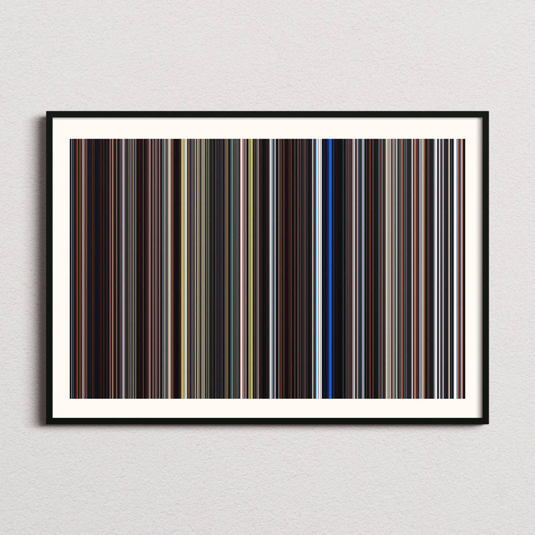 How to Train Your Dragon Movie Barcode Poster - Barcode Only