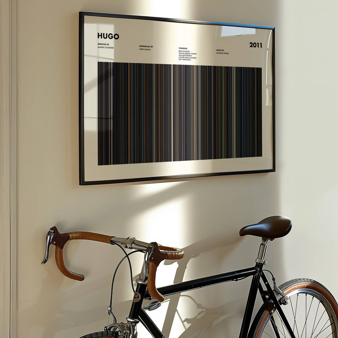 Hugo Movie Barcode Poster