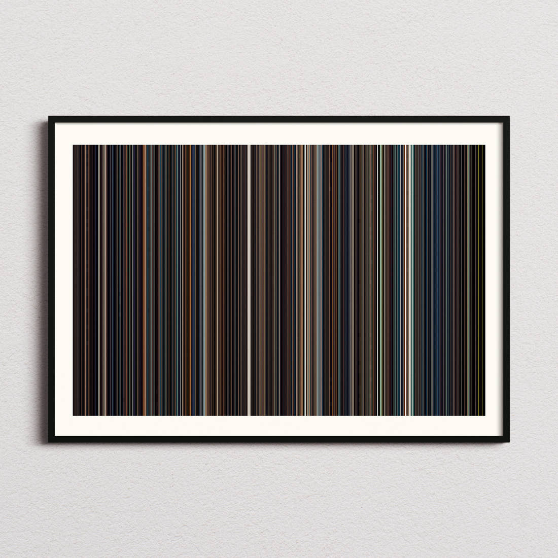 Hugo Movie Barcode Poster - Barcode Only