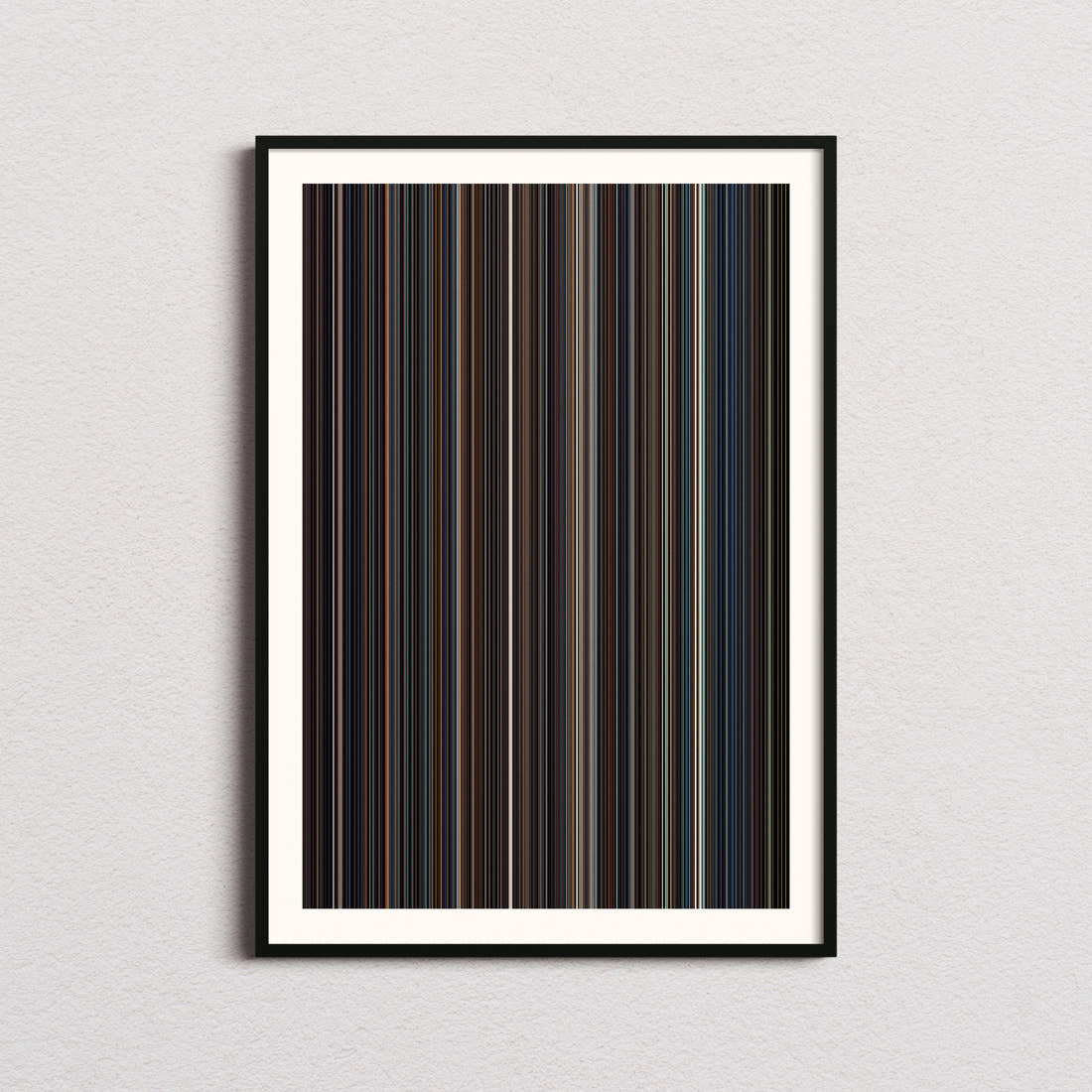 Hugo Movie Barcode Poster - Barcode Only