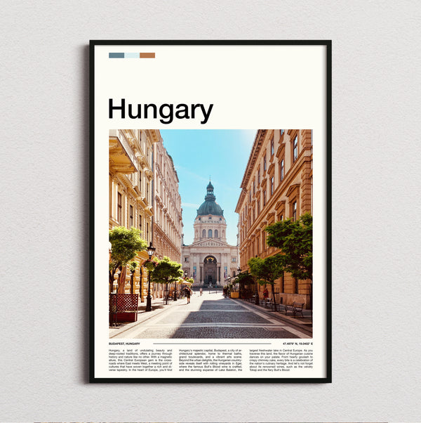 Hungary - St Stephens Basilica - Travel Print