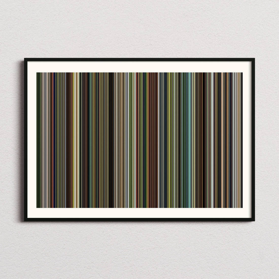 Hunt for the Wilderpeople Movie Barcode Poster - Barcode Only