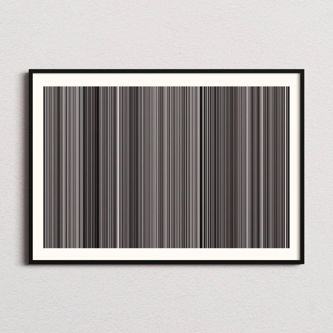 I Live in Fear Movie Barcode Poster - Barcode Only