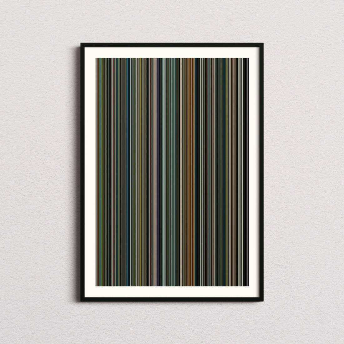 I Swear Movie Barcode Poster - Barcode Only