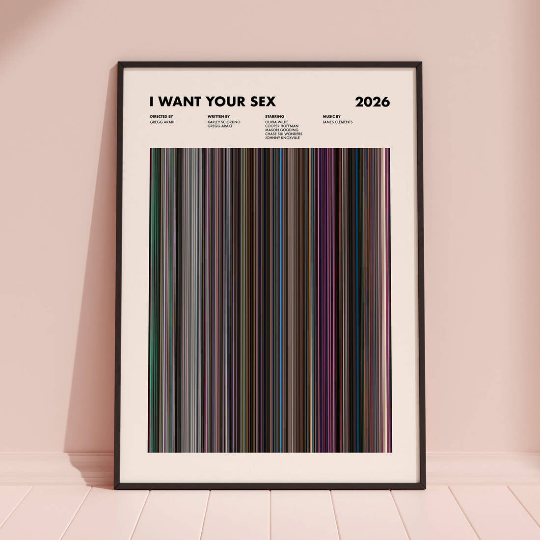 I Want Your Sex Movie Barcode Poster