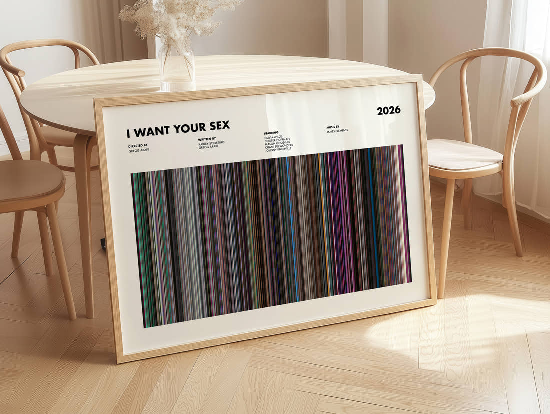 I Want Your Sex Movie Barcode Poster