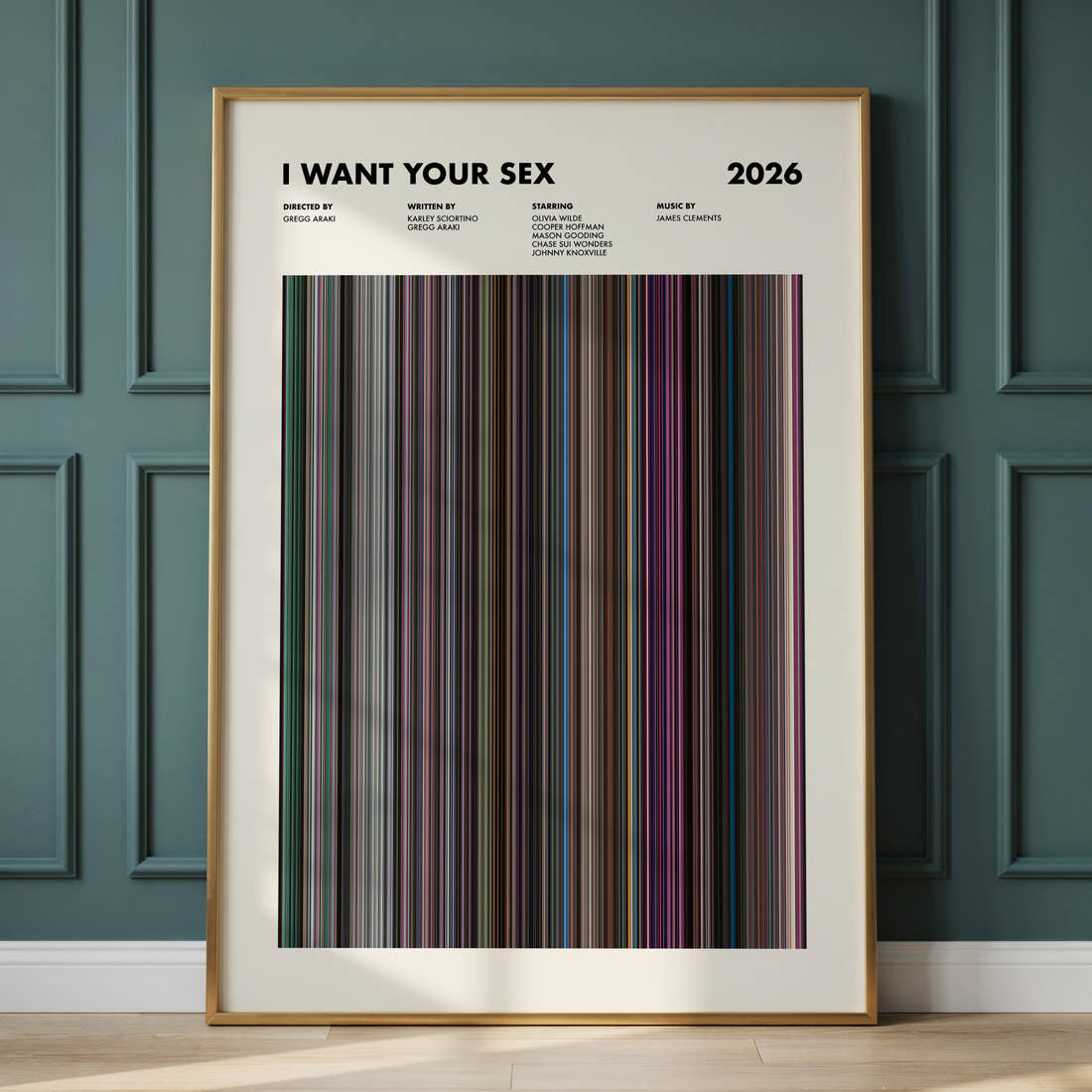 I Want Your Sex Movie Barcode Poster