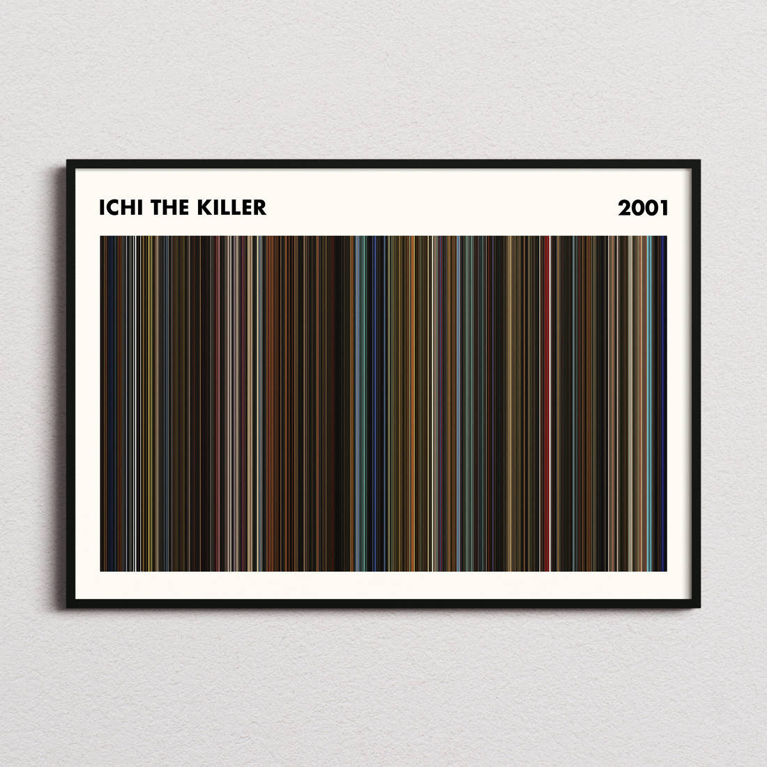 Ichi the Killer Movie Barcode Poster - Simplified