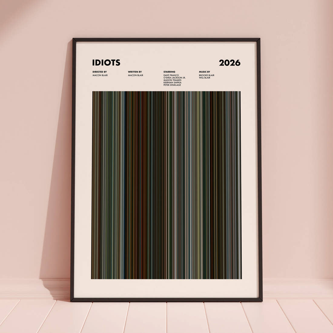 Idiots Movie Barcode Poster
