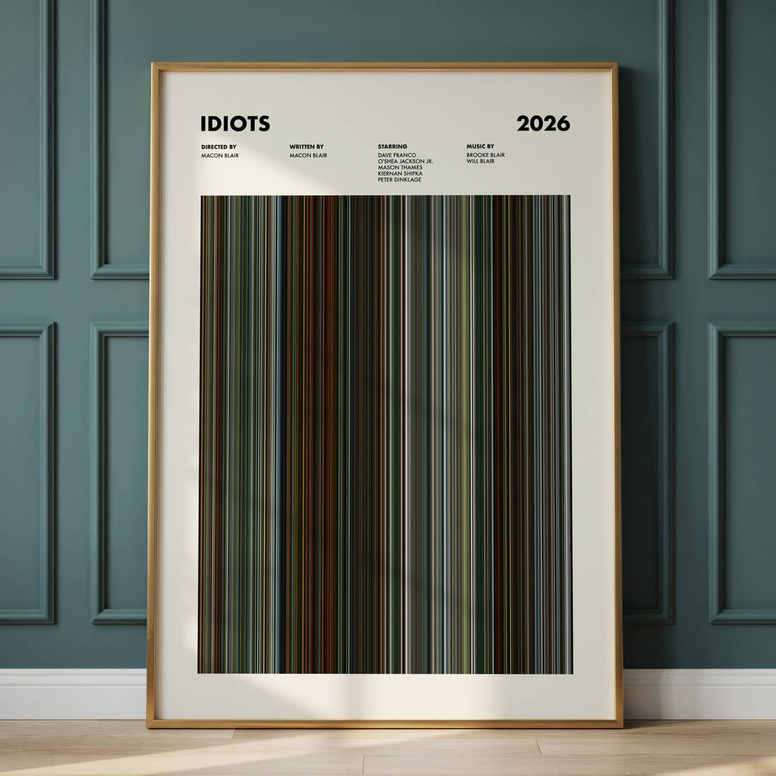 Idiots Movie Barcode Poster