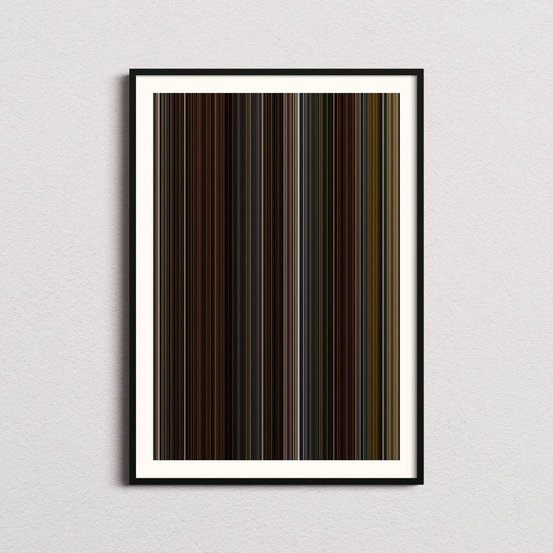 If Beale Street Could Talk Movie Barcode Poster - Barcode Only
