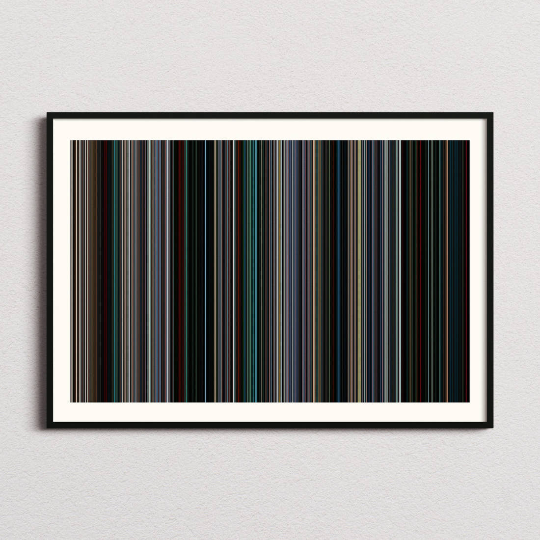 If I Had Legs I'd Kick You Movie Barcode Poster - Barcode Only