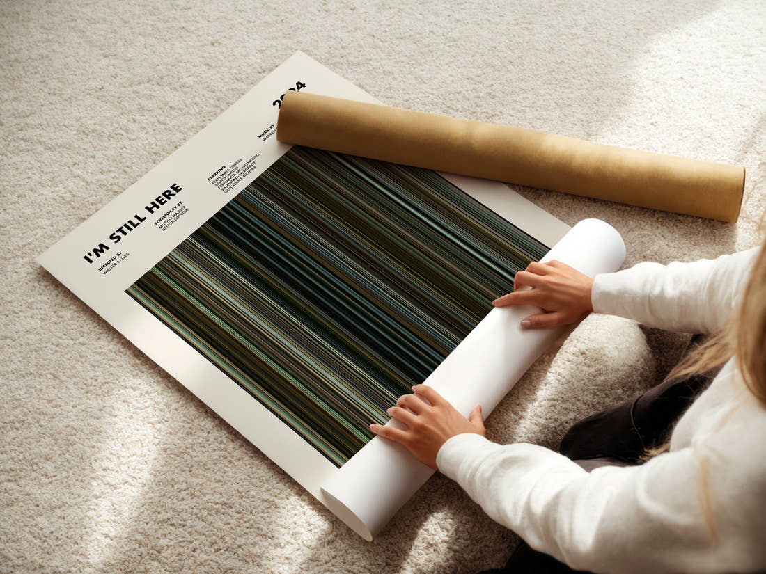 I'm Still Here Movie Barcode Poster