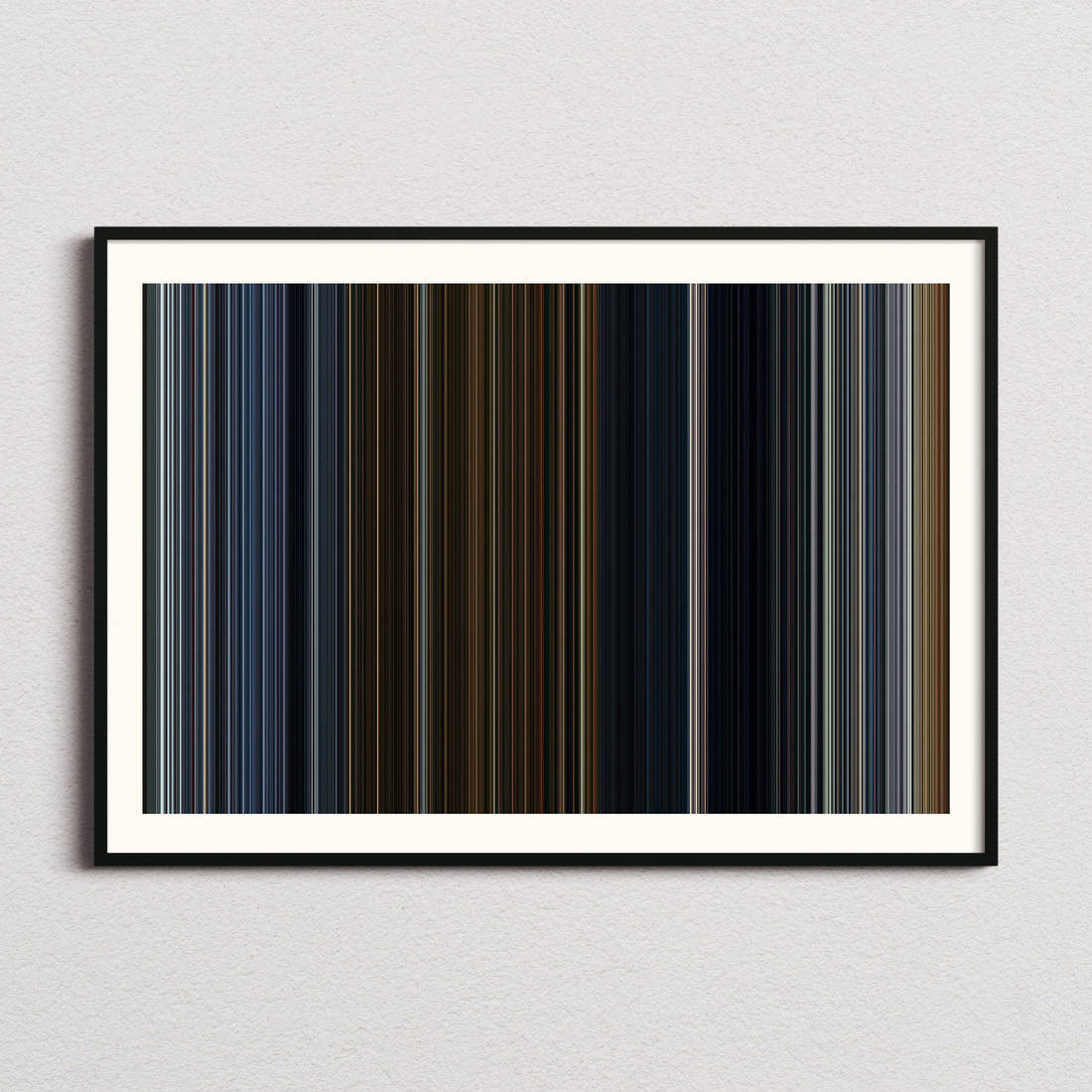 I'm Thinking of Ending Things Movie Barcode Poster - Barcode Only