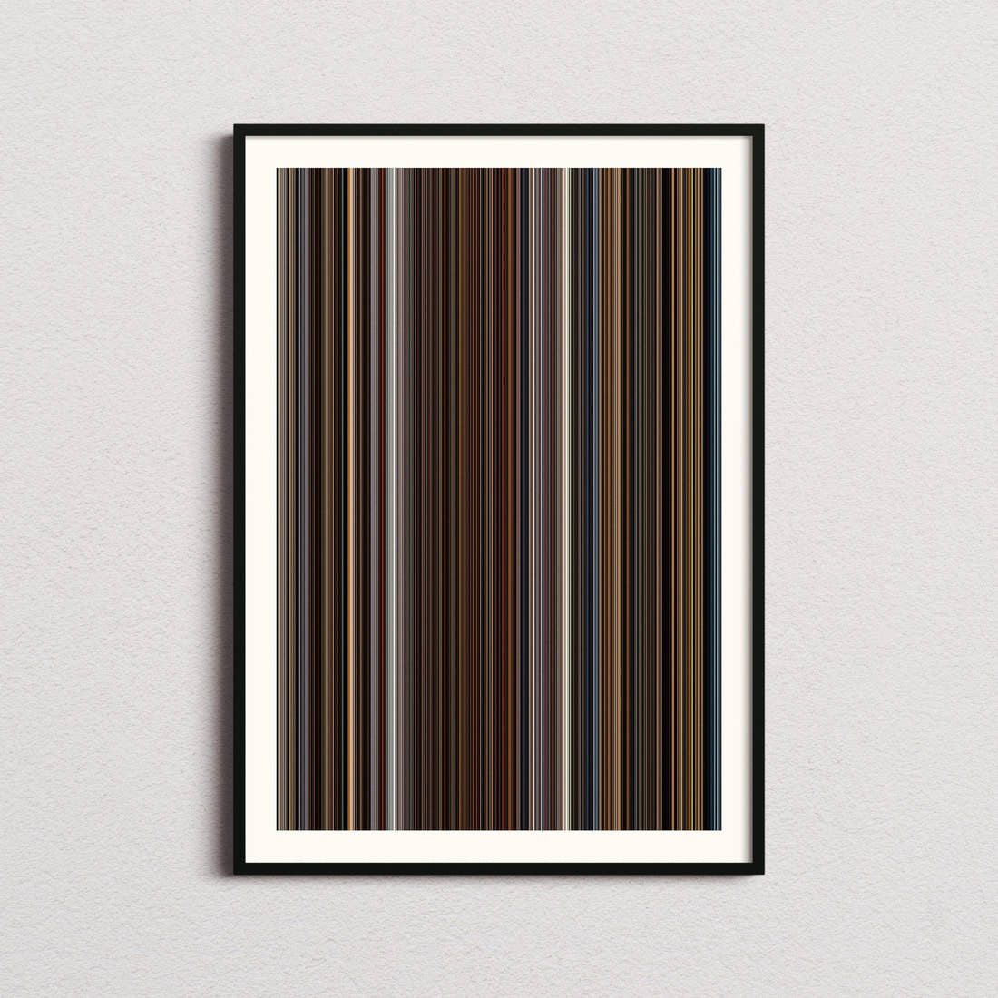 In Bruges Movie Barcode Poster - Barcode Only