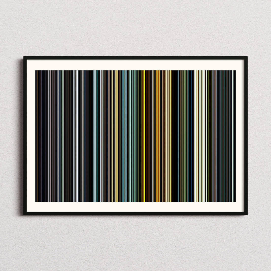 In the Heart of the Sea Movie Barcode Poster - Barcode Only