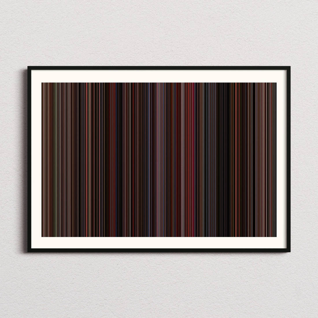 In the Mood for Love Movie Barcode Poster - Barcode Only