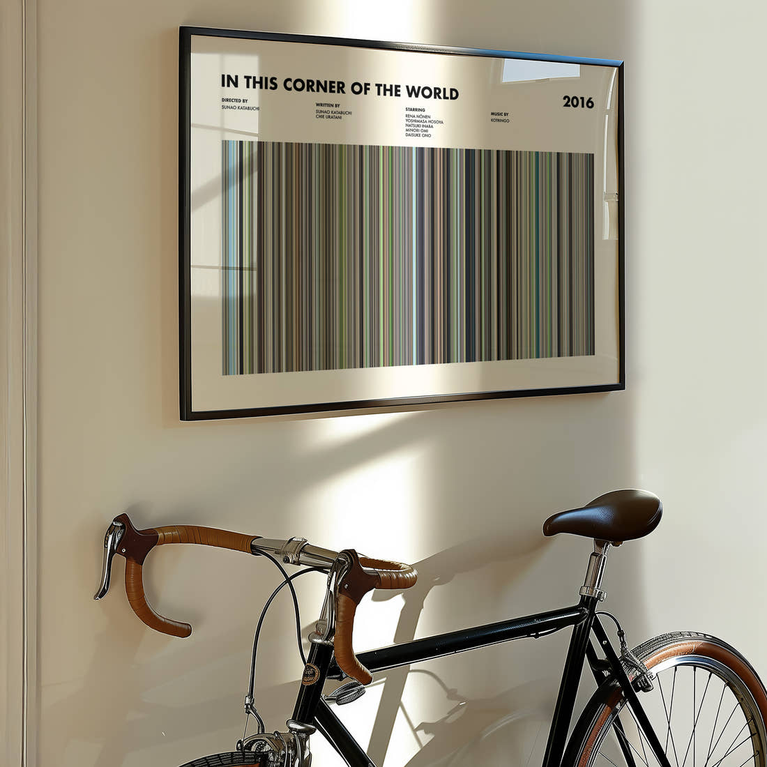 In This Corner of the World Movie Barcode Poster