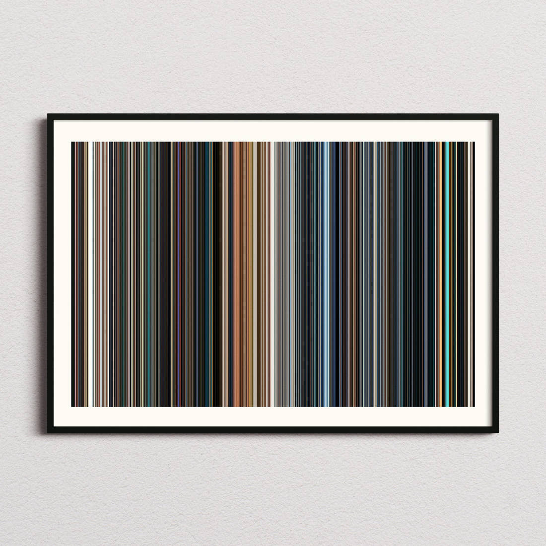 Independence Day Movie Barcode Poster - Barcode Only