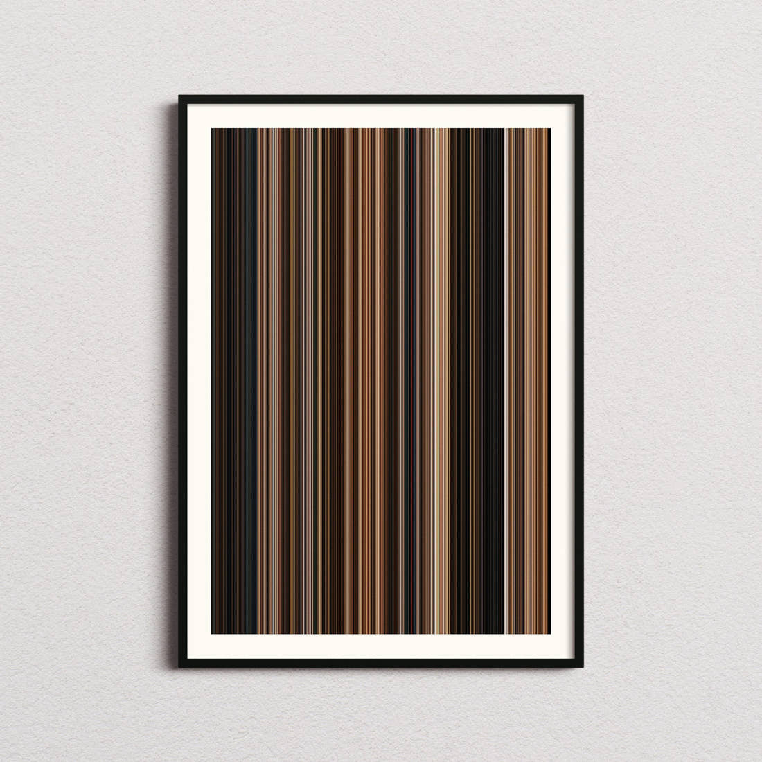 Indiana Jones and the Dial of Destiny Movie Barcode Poster - Barcode Only
