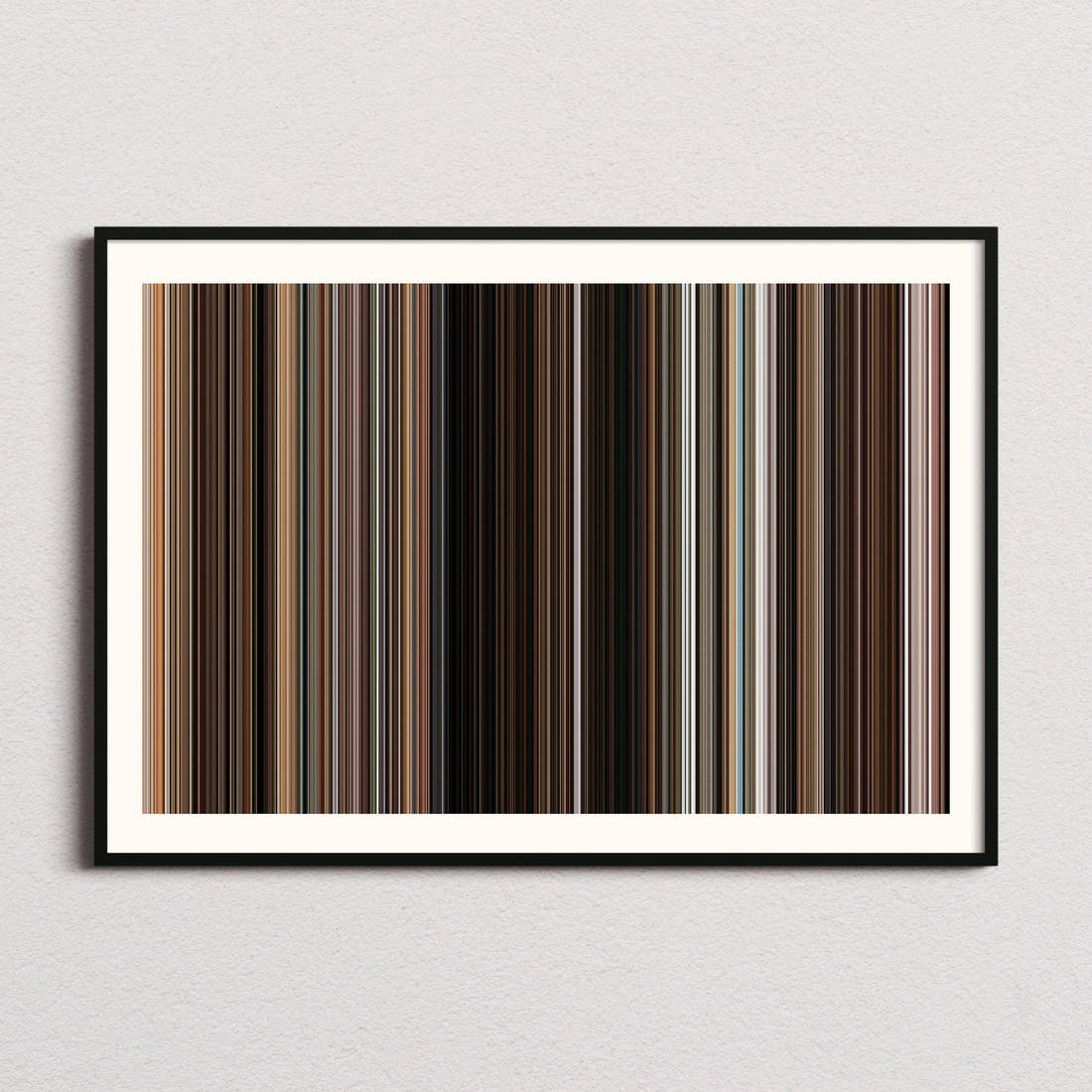 Indiana Jones and the Kingdom of the Crystal Skull Movie Barcode Poster - Barcode Only